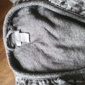 Aerie Gray/Silver cotton cardigan